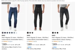 Mens Premium Jeans From ₹289