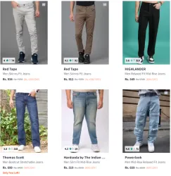 Mens premium Jeans @ Minimum 80% Discount