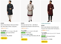Mens Premium Sherwani @ Minimum 75% Discount