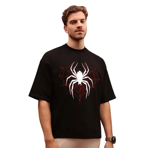 Image of Mens Printed Round Neck Half Sleeve Oversized T Shirt | Graphic Tshirt for Men