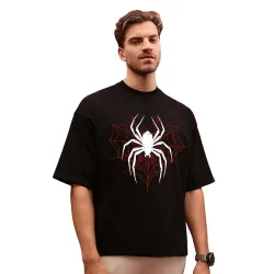 Mens Printed Round Neck Half Sleeve Oversized T Shirt | Graphic Tshirt for Men
