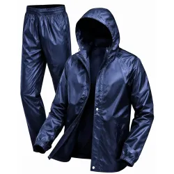 Mens Raincoat Suit with Pant Set Luxova Series | Waterproof Lightweight Breathable Rain Wear | Waterproof Zipper Raincoat for men waterproof