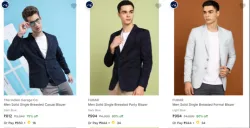 Mens Readymade Blazers at minimum 75% Discount