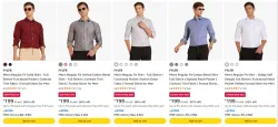 Mens Shirts at flat ₹199