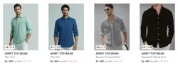 Mens shirts at minimum 81% Discount 