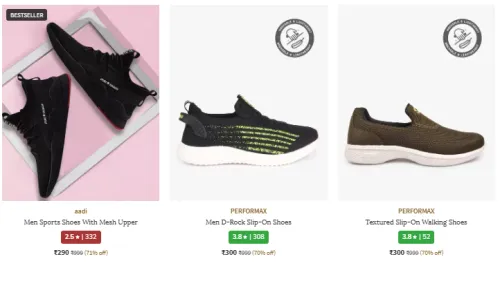 Image of Men's Sneakers & Sports Shoes @ Flat 70% Discount