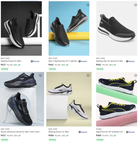 Image of Men’s Sports Shoes @ Up to 85% Discount