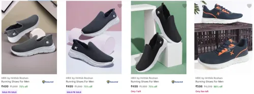 Image of Hrx By Hrithik Roshan Men’s Sports Shoes Upto 86% Discount