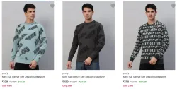 UP TO 91% OFF | Mens Sweatshirts @ Starting ₹139
