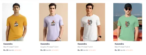 Image of Men's T-Shirts @ ₹99