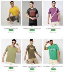 Mens T-Shirts Starting @₹60