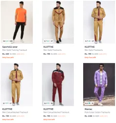 Mens Tracksuits @ Minimum 80% Discount