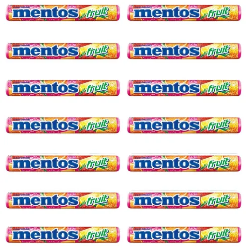 Image of Mentos Fruit Roll, 14 X 29 Gram
