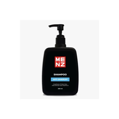 Image of MENZ Anti-Dandruff Shampoo For Men | Enrich with Aloe Vera, Oats Extracts, And Vitamin E, 300 Ml (Pack of 1)