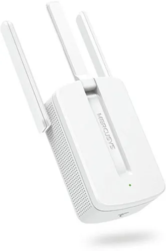 Image of Mercusys MW300RE WiFi Range Extender 2.4 GHz 300 Mbps Wifi Speed Single Band External Antenna Ethernet (Cable Broadband)