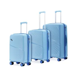 Meridian Set of 3 Trolley Bags Cabin Suitcase
