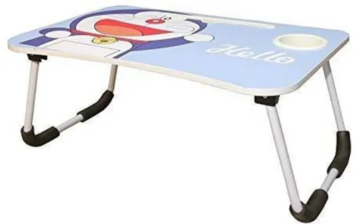 Image of MESHPRO Wood Portable Laptop Table (Finish Color - blue)