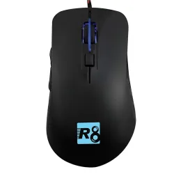 MESTEK R8 1612 Wired Gaming Mouse, 1600 DPI Adjustable,6D Button Comfortable Grip Ergonomic Optical PC