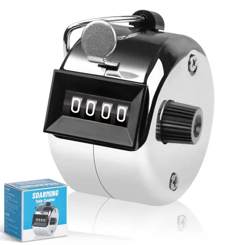 Image of Metal 4-Digit Hand Tally Clicker Counter