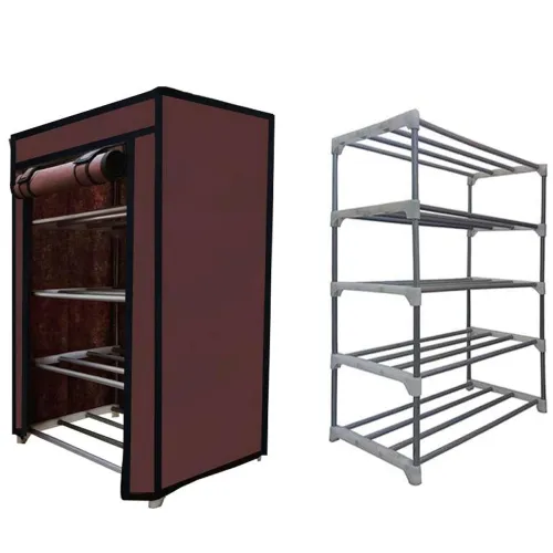 Image of Metal 4 Tier Rack Shoe