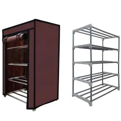 Metal 4 Tier Rack Shoe