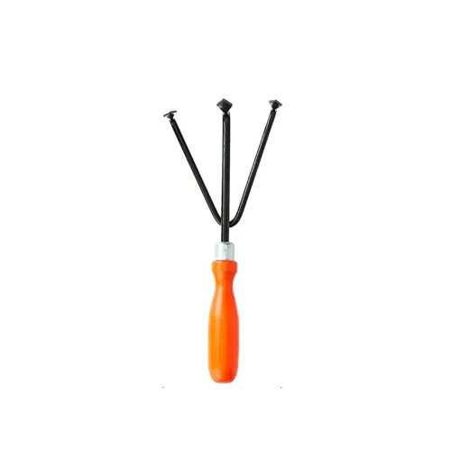Image of Metal Black and Orange Color Cultivator