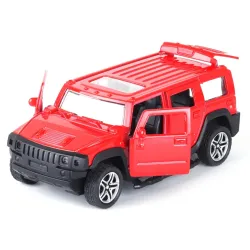 Metal die cast 1:37 Hummer - Red
