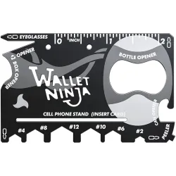 Metal Ninja Multi-Purpose Card Size Pocket Tool