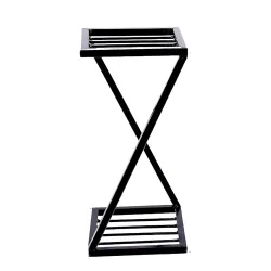 Metal Stylish X Shape Planters Stand 40cm