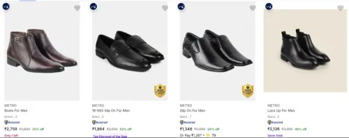 Image of METRO Men’s Formal Shoes at upto 65% Discount