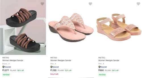 Image of Metro Women's Wedges at minimum 50% Discount