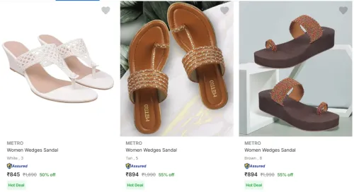 Image of Metro Women's Wedges at minimum 51% Discount
