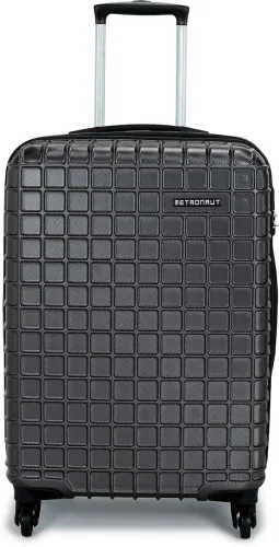 Image of METRONAUT Medium Check-in Suitcase (63 cm) 4 Wheels - Grid - Black