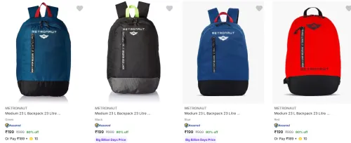 Image of Metronaut Backpacks Starts @199