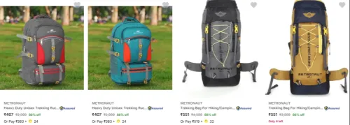 Image of METRONAUT bags at minimum 70% Discount