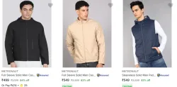 Metronaut Jackets upto 84% Off 