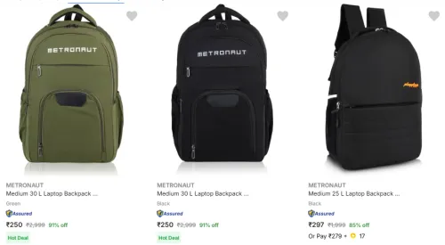 Image of Metronaut Laptop Bags From ₹250