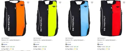 Image of Metronaut Laptop Bags upto 83% Discount