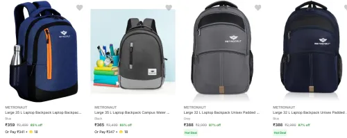 Image of Metronaut Laptop Bags upto 87% Discount