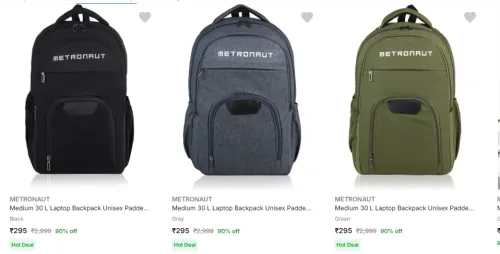 Image of Metronaut Laptop Bags Upto 90% Off