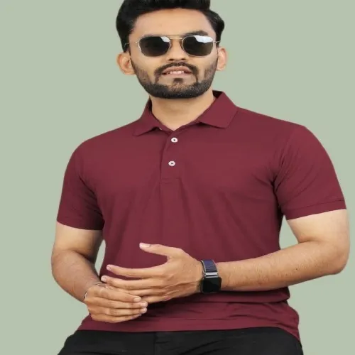 Image of Metronaut Men Polo Collar T-shirt