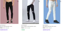 Metronaut Mens Jeans at Starting @ ₹335