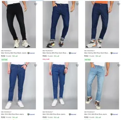  Metronaut Mens Jeans Starting at ₹312