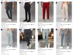 METRONAUT Mens Trousers at minimum 92% Discount