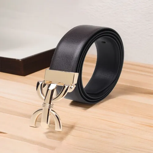 Image of Metronaut Men Textured PU Reversible Formal Belt