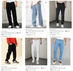 METRONAUT Mens Jeans Starting at ₹347