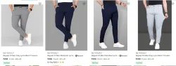 Metronaut Mens Trousers upto 86% Discount