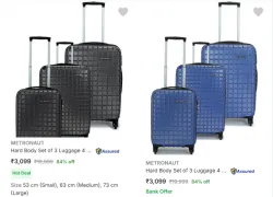 Metronaut Suitcases (Set of 3) @ Starting ₹3099
