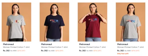 Image of Metronaut tshirt upto 85% off 