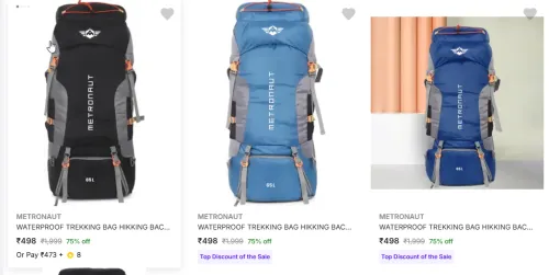 Image of Metronut Backpack Minimum 70% Discount